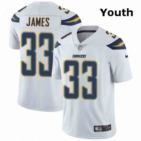 Youth Nike Los Angeles Chargers 33 Derwin James White Vapor Untouchable Limited Player NFL Jersey